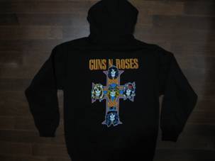 GUNS N' ROSES - Appetite for Destruction - Two Sided Printed Hoodie